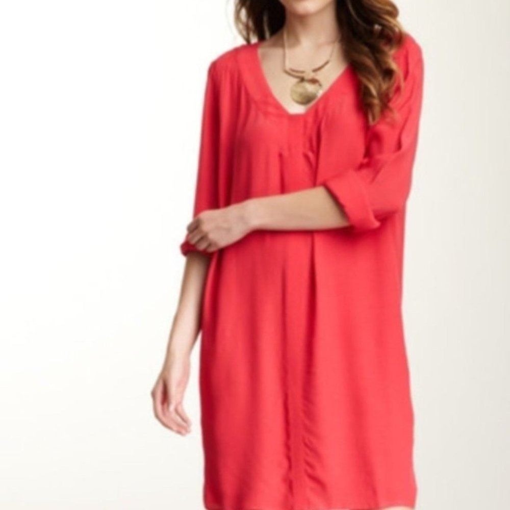 Bcbg Max Azria Levin V-Neck Sheath Mini Dress Xs